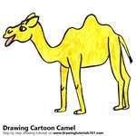 How to Draw a Cartoon Camel
