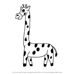 How to Draw a Cartoon Giraffe