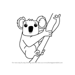 How to Draw a Cartoon Koala