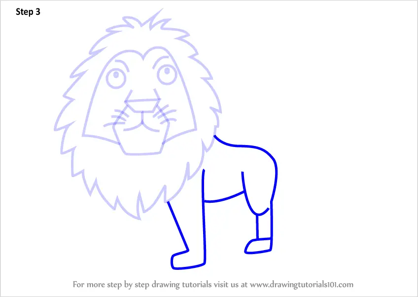How to Draw a Lion Easy | Lion King Drawing Step by Step - YouTube