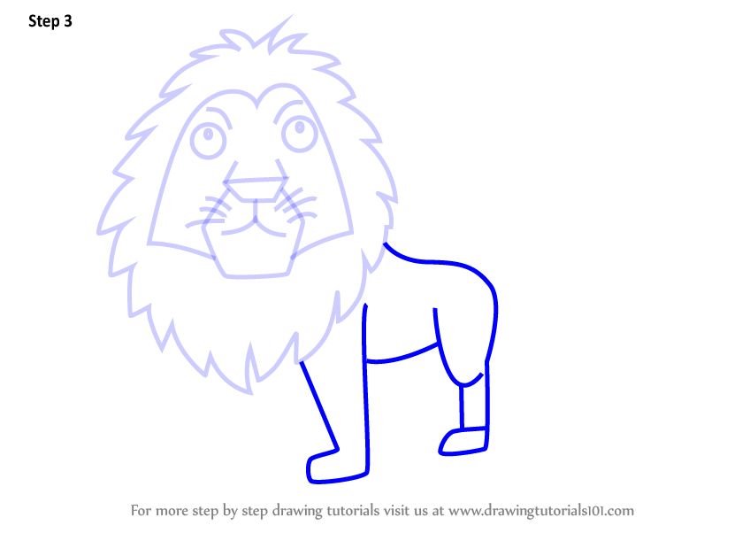 How to Draw a Lion Easy | Lion King Drawing Step by Step - YouTube