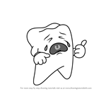 How to Draw a Crying Tooth