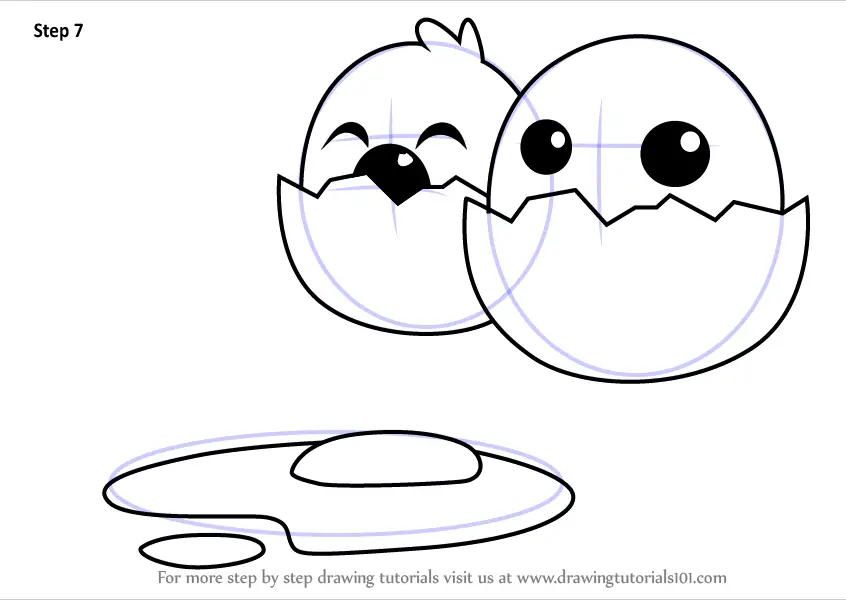 Learn How to Draw Funny Cartoon Egg (Cartoons for Kids) Step by Step :  Drawing Tutorials
