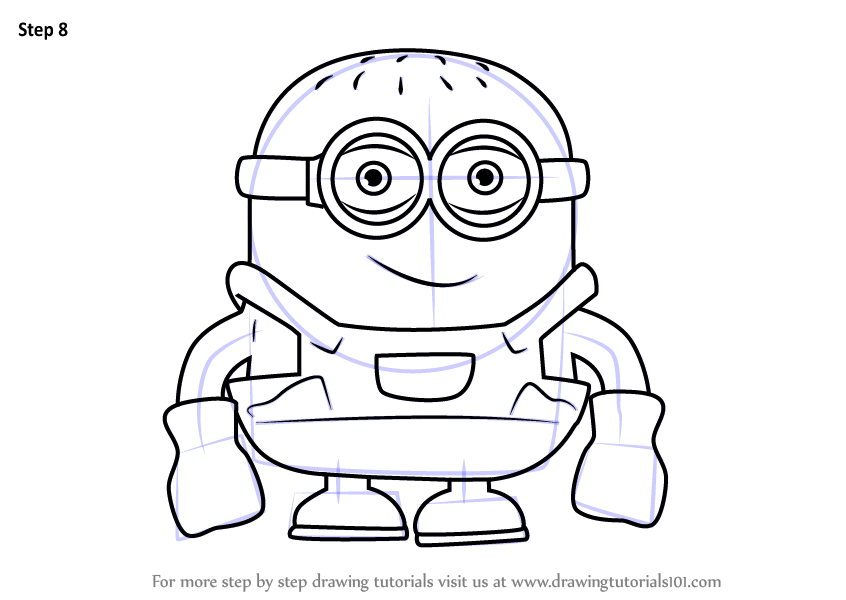 Minion Drawing Tutorial  How to draw a Minion step by step