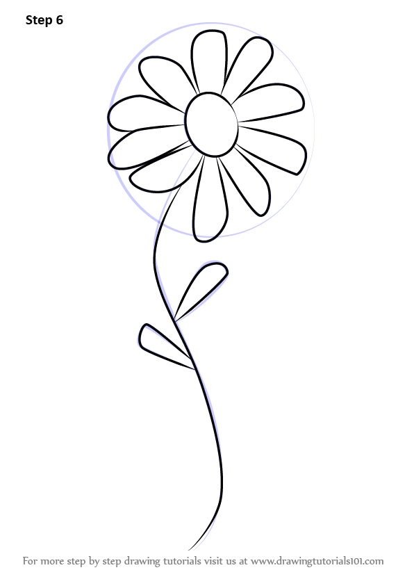 Learn How to Draw a Flower for Kids Flowers Step by Step Drawing 