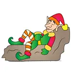 How to Draw Christmas Elf Sleeping