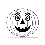 How to Draw Halloween Pumpkin for Kids