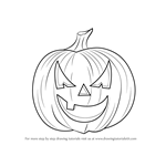 How to Draw Halloween Pumpkin