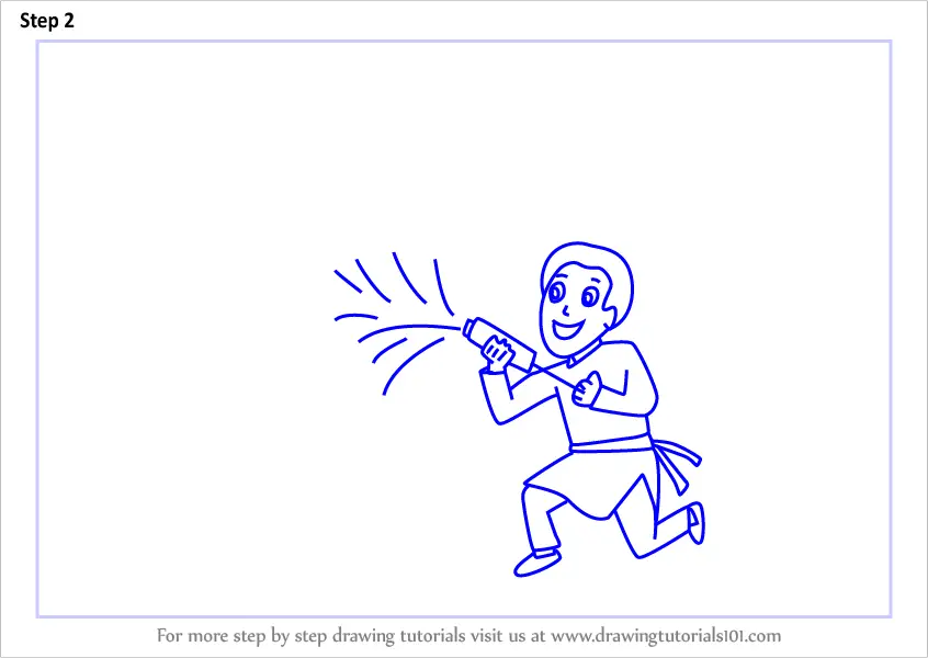 Holi Drawing for kids | Holi Drawing Images Pictures