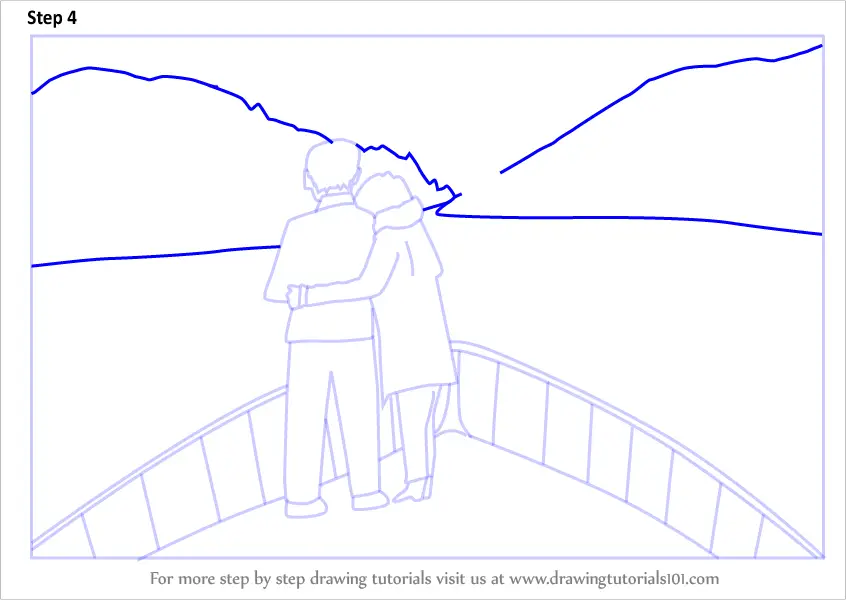 Couple Walking Drawing by CSA Images - Pixels
