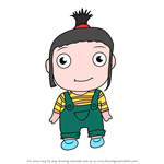 How to Draw Kawaii Agnes from Despicable Me
