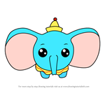 How to Draw Kawaii Dumbo Elephant from Dumbo