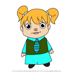 How to Draw Kawaii Eleanor from Alvin and the Chipmunks