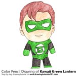 How to Draw Kawaii Green Lantern