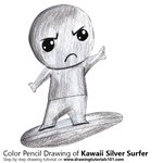How to Draw Kawaii Silver Surfer