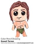 How to Draw Kawaii Tarzan