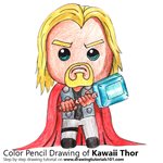 How to Draw Kawaii Thor