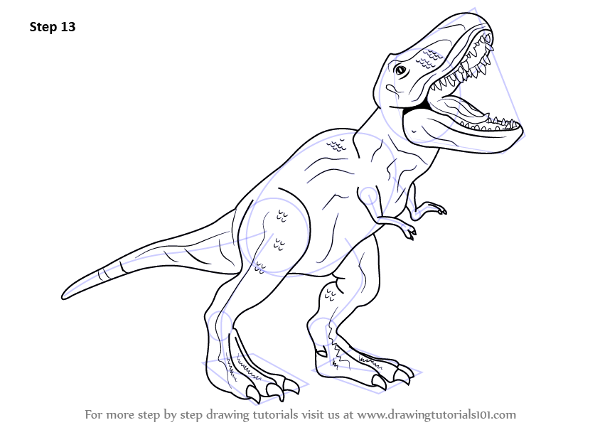 Featured image of post Cute Easy T Rex Drawing