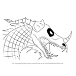 How to Draw a Dragon Head