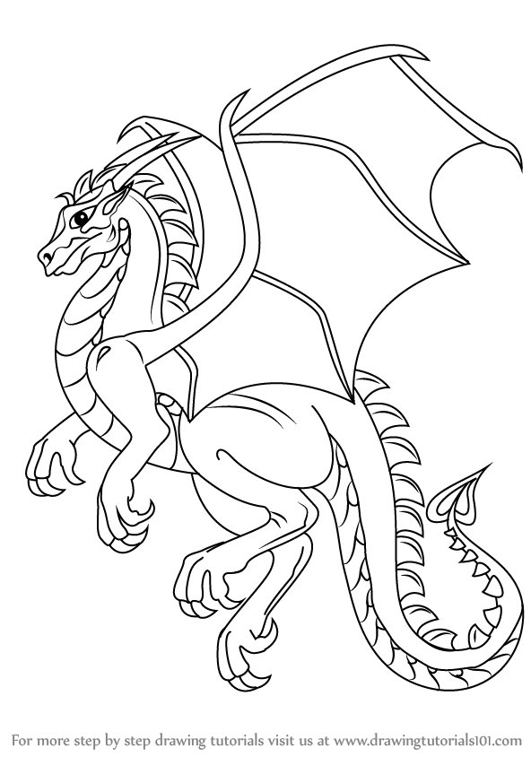 How to Draw a Dragon - Instructions for Easy Dragon Drawing