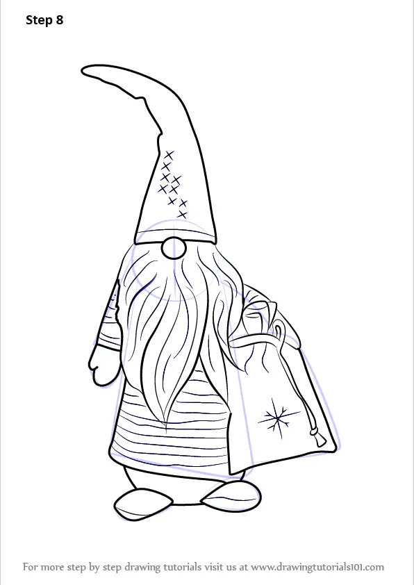 Learn How to Draw Tomte (Other Creatures) Step by Step : Drawing Tutorials