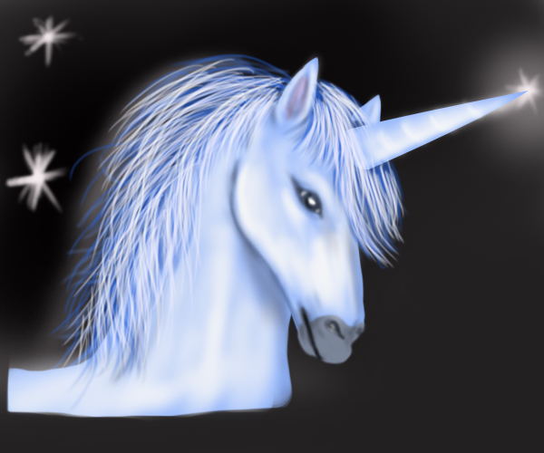 Online and printable unicorn drawings