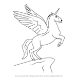 How to Draw a Unicorn with Wings