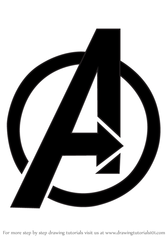 Learn How to Draw Avengers Logo (Brand Logos) Step by Step ...