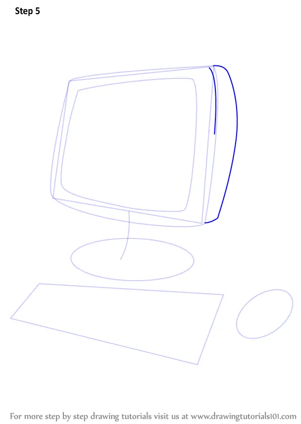 Keyboard Line Drawing Personal Computer Stock Illustration 1666022719 |  Shutterstock