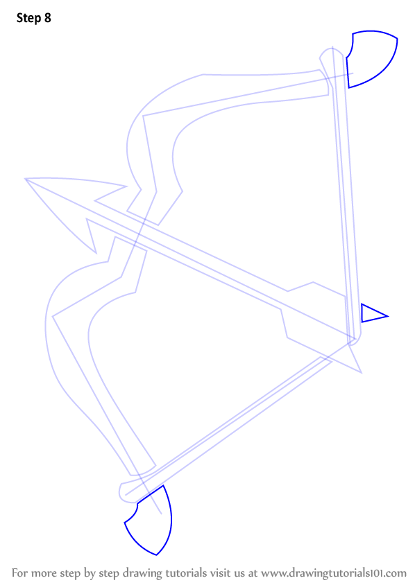 How to Draw Bow and Arrow for Kids (Everyday Objects) Step by Step