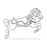 How to Draw Carousel Horse