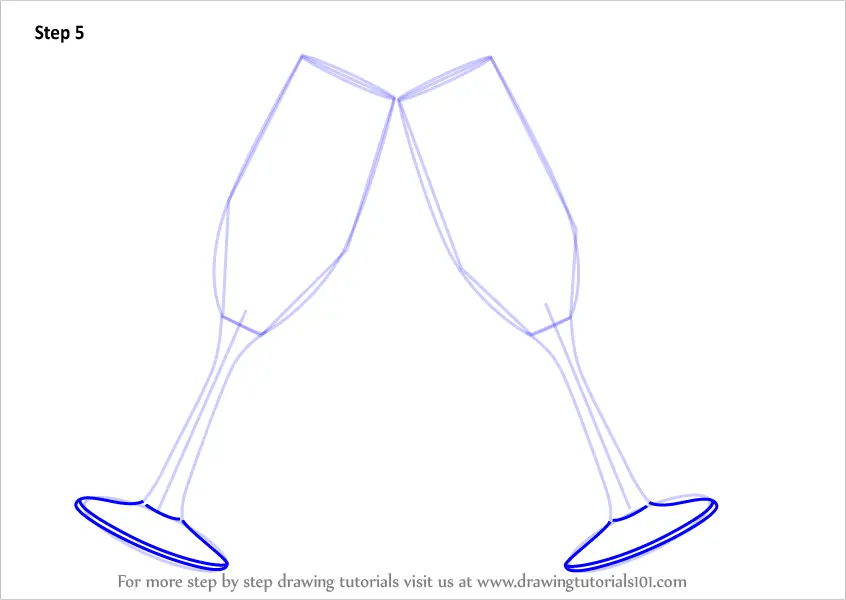 Vector illustration of hand drawing champagne glass with splash Stock  Vector | Adobe Stock