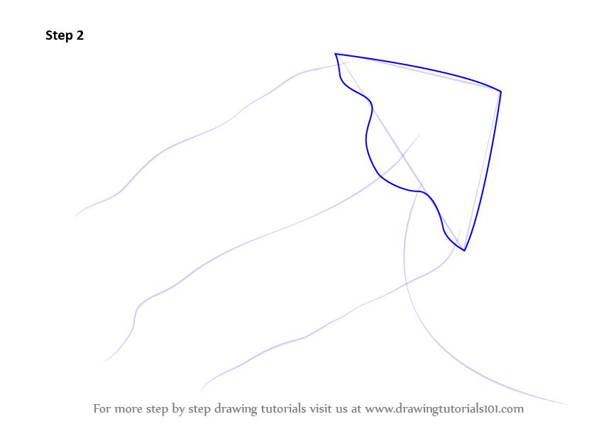 How to Draw a Dragon Kite (Everyday Objects) Step by Step