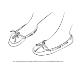 How to Draw Feet with Shoes