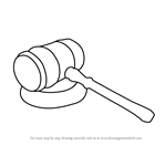 How to Draw a Gavel