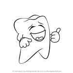 How to Draw a Happy Tooth