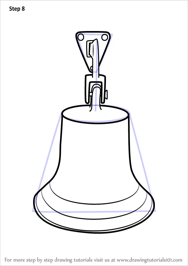 Ship bell sketch style vector illustration old engraving imitation   CanStock