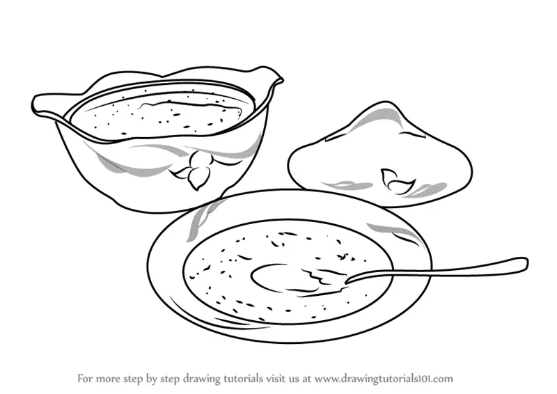 Vector drawing. Vegetable soup mash. Snack vegetarian organic Stock Vector  Image & Art - Alamy