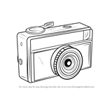 How to Draw a Vintage Camera