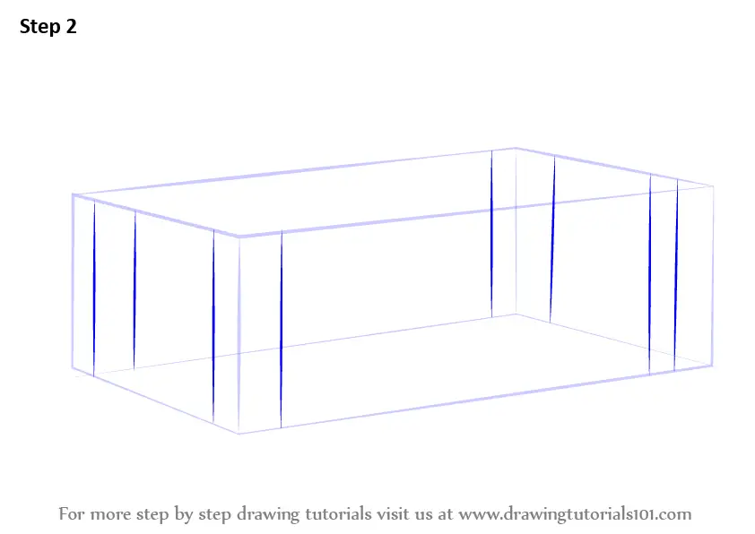 Learn How to Draw a Coffee Table (Furniture) Step by Step ...