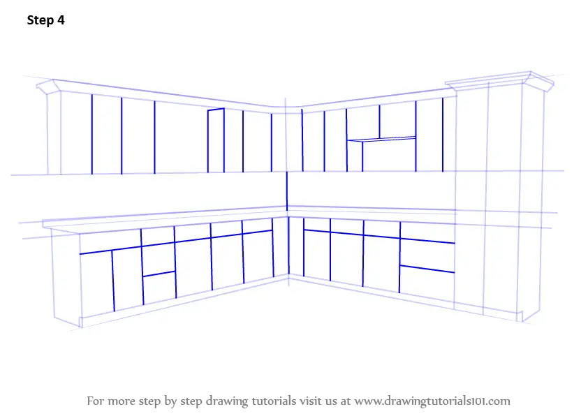 Kitchen Cabinet Section Detail Drawing In AutoCAD File  Cadbull