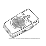How to Draw Radio Transistor