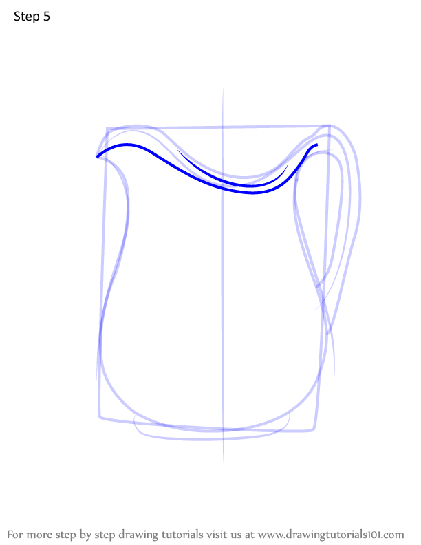 How to Draw Jug Utensils (Kitchen Utensils) Step by Step