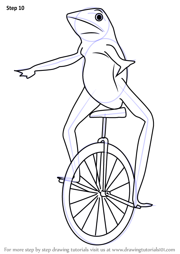 Learn How to Draw dat Boi (Memes) Step by Step : Drawing Tutorials