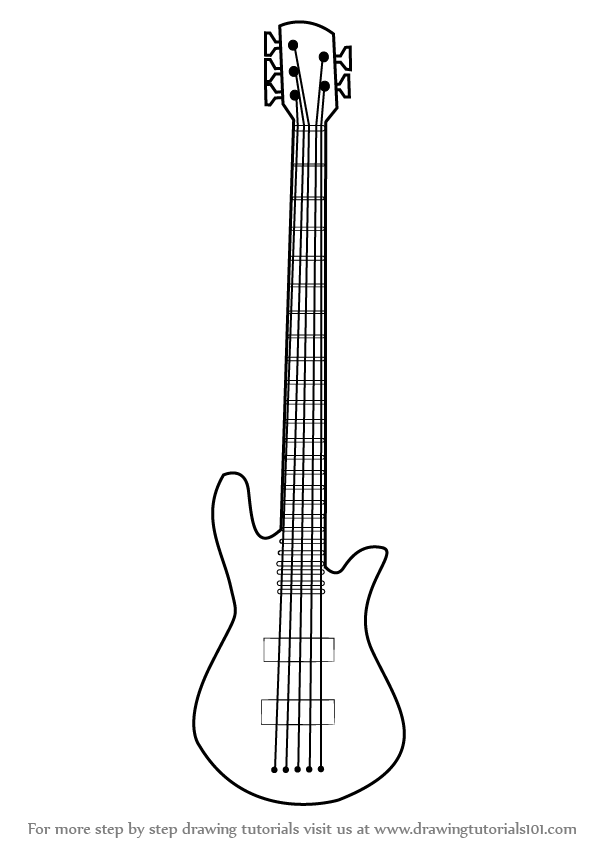 35+ Trends For Bass Guitar Drawing Easy