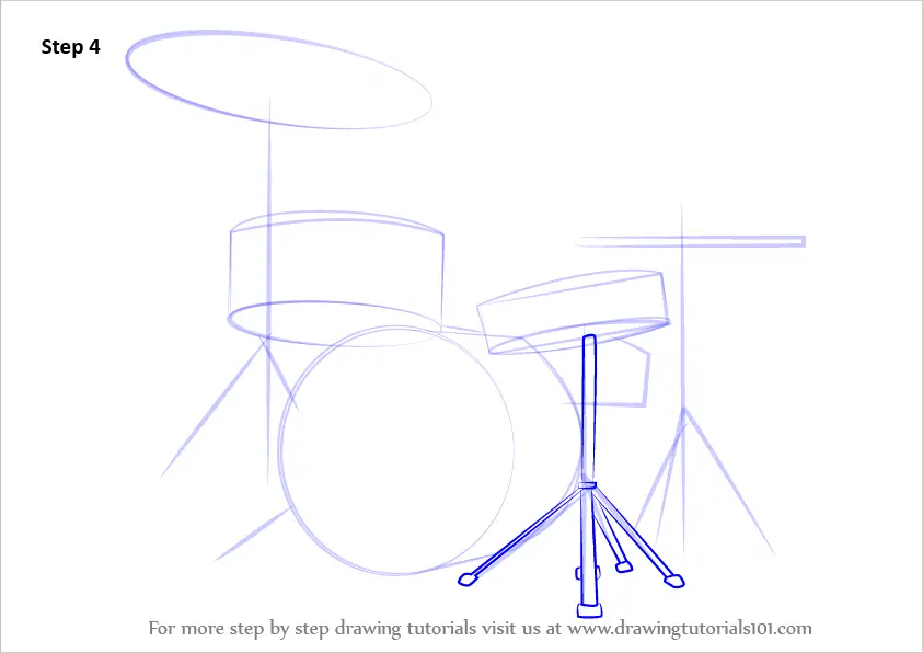 How to Draw a Drummer - Easy Drawing Art