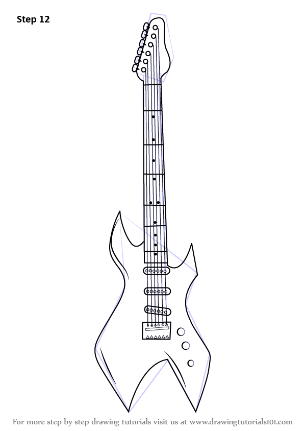 10+ Best For Sketch Electric Guitar Drawing Easy