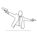 How to Draw Fighter Silhouette