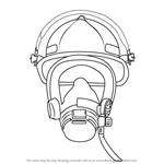 How to Draw Firefighter Mask