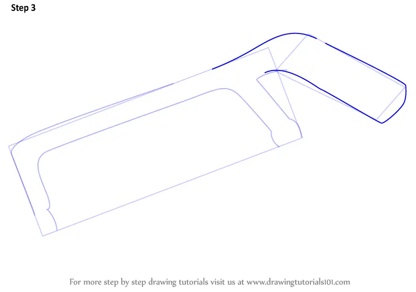 Learn How to Draw a Hacksaw Tools Step by Step Drawing Tutorials